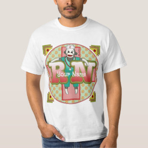 t-shirt personalizada de enfermeiras Sock Monkey R