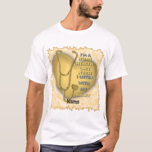 t-shirt personalizada do Cuidado de Saúde Doméstic
