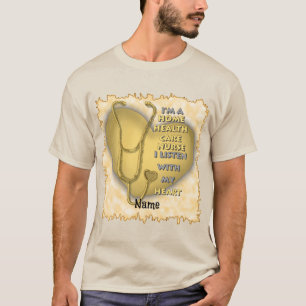 t-shirt personalizada do Cuidado de Saúde Doméstic