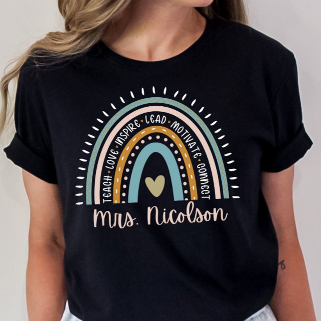 T-shirt personalizada do professor, presente para  (Criador carregado)