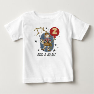 T-shirt personalizada do segundo aniversário de va