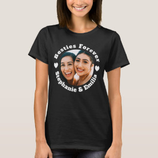 T-shirt personalizada dos melhores amigos fotográf