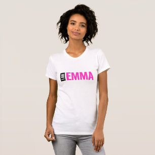 T-Shirt Personalizada "Eu Sou Emma", ou Seu Nome