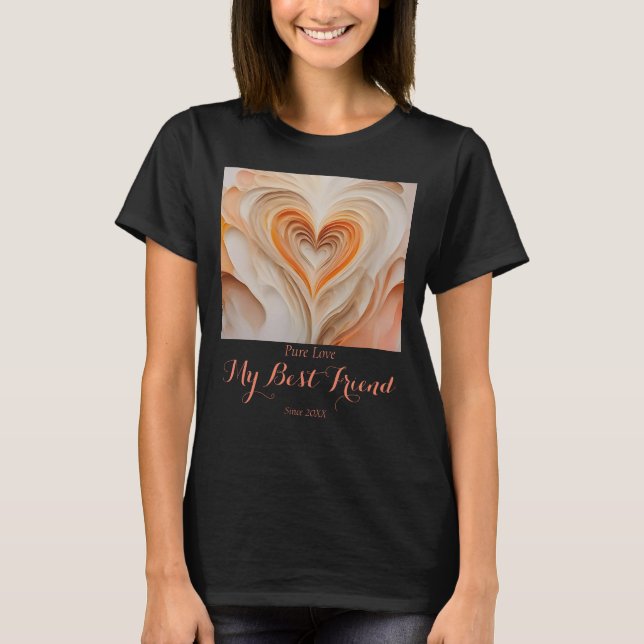 T-shirt personalizada "Pure Love" Minha Melhor Ami (Frente)