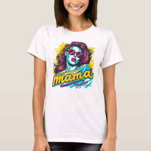 T-Shirt Personalizada Retro Mama Pop Art (12)