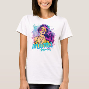 T-Shirt Personalizada Retro Mama Pop Art (15)