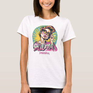 T-Shirt Personalizada Retro Mama Pop Art (16)