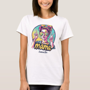 T-Shirt Personalizada Retro Mama Pop Art (19)