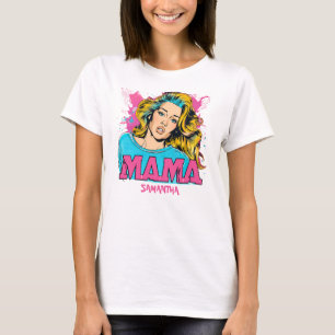 T-Shirt Personalizada Retro Mama Pop Art (20)