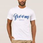 T-Shirt Personalizado<br><div class="desc">Faz um presente de excelente para o noivo</div>