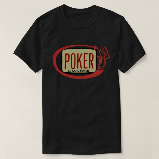 T-Shirt Personalizado 52 Poker Life (Frente do Design)