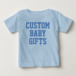 T-Shirt Personalizado Azul Personalizado e Bebê