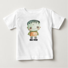 T-Shirt personalizado "Boo Crew" com Frankenstein