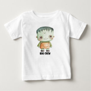 T-Shirt personalizado "Boo Crew" com Frankenstein