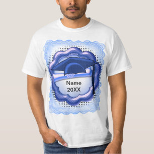 T-Shirt personalizado com Boné de Tom Azul
