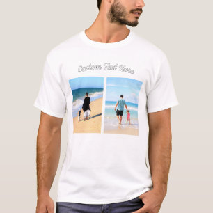 T-Shirt Personalizado com Colagem de Fotos e Texto