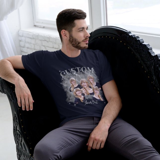 T-Shirt personalizado com rap de bootleg dos 90 (Criador carregado)