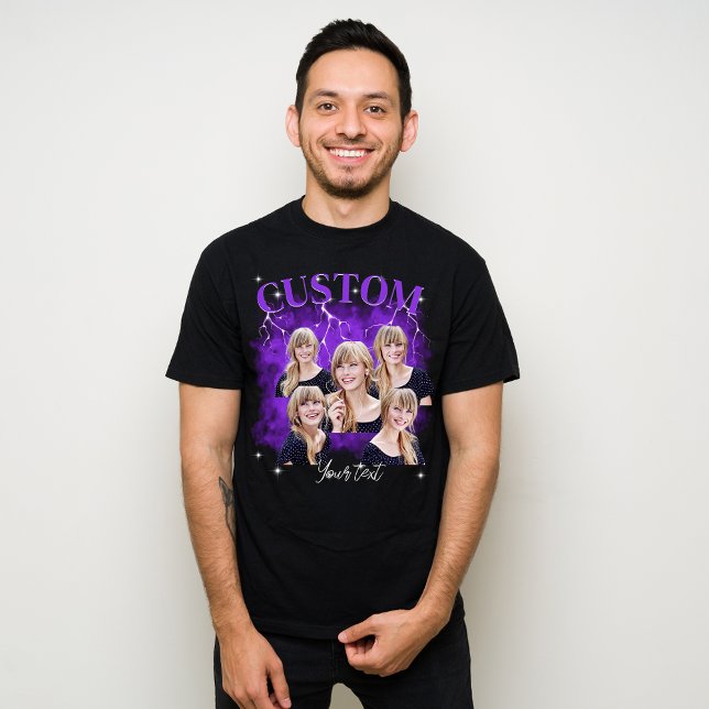 T-Shirt personalizado com rap de bootleg dos 90 (Criador carregado)