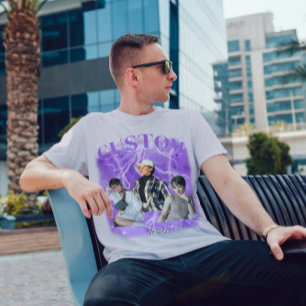 T-Shirt personalizado com rap de bootleg dos 90