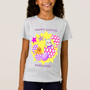 T-Shirt Personalizado Cute de felz pascoa