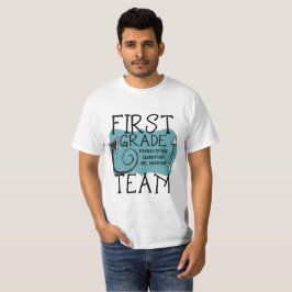 T-shirt personalizado da equipe professor de