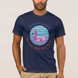 T-Shirt Personalizado da piscina de Natação
