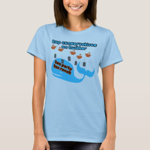 T-shirt personalizado da revolta de imposto do