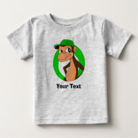 T-Shirt personalizado de bebê de chimpanzé
