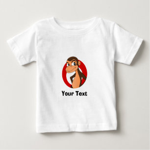 T-Shirt personalizado de bebê de chimpanzé