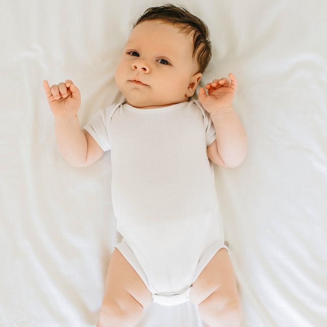 T-Shirt Personalizado De Bebê Jersey (Personalized Baby Jersey Bodysuit T-Shirt)