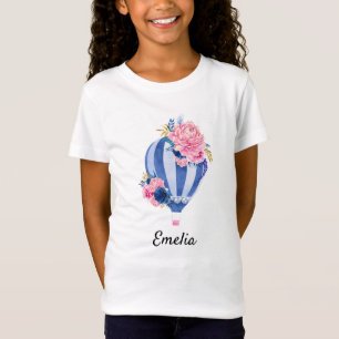 T-Shirt Personalizado de Criança de Balão de Ar Qu