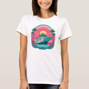 T-Shirt Personalizado de Embarque de Navio de Cruz
