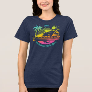 T-Shirt Personalizado de Embarque de Navio de Cruz