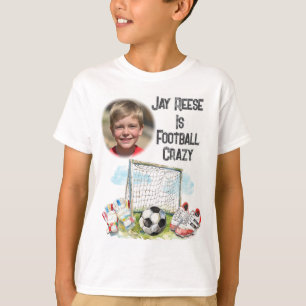 T-Shirt Personalizado De Foto De Futebol