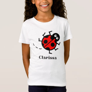 T-Shirt Personalizado De Padrão De Ladybird