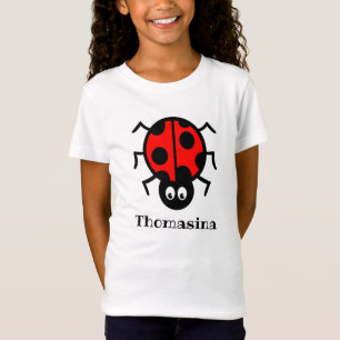T-Shirt Personalizado De Padrão De Ladybird