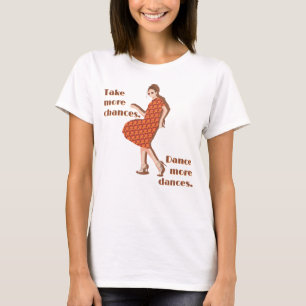 T-Shirt Personalizado de Texto Laranja Retroativo