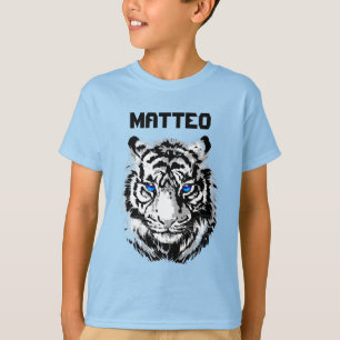 T-Shirt Personalizado De Tigre - Cabeça De Tigre