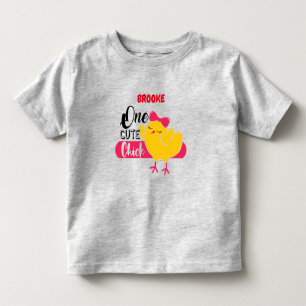 T-SHIRT PERSONALIZADO DE TODDLER "UM PINTINHO BONI