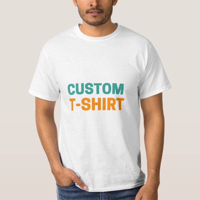 T-Shirt Personalizado - Design personalizado, Únic (Frente)