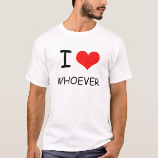 T-shirt personalizado do amor de I