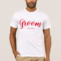 T-Shirt Personalizado do Grupo de Solteiro Simples