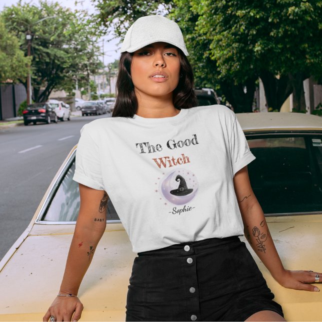 T-Shirt Personalizado do Halloween - A Boa Bruxa (Criador carregado)