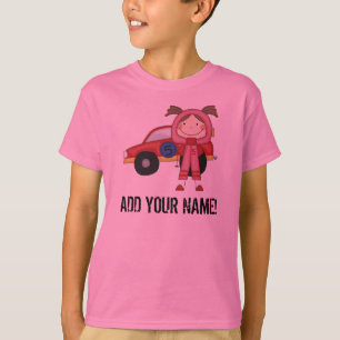T-shirt personalizado do motorista de carro de