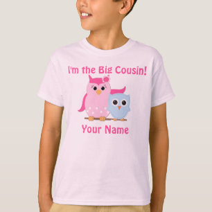 T-shirt personalizado do primo coruja grande