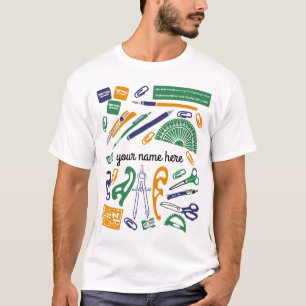 T-shirt personalizado do professor de matemática