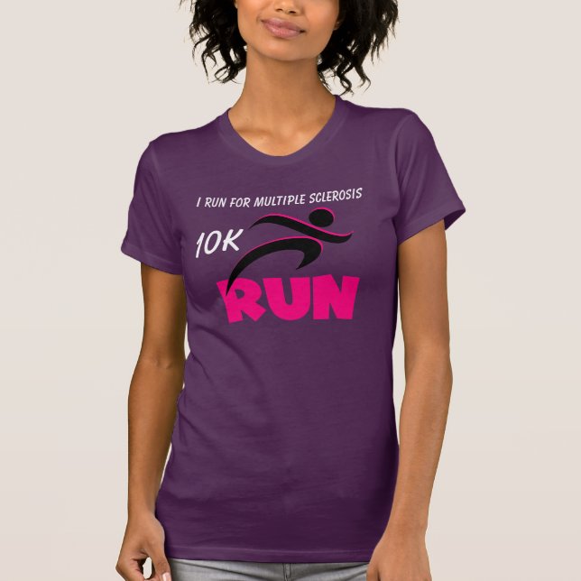 T-shirt personalizado do texto do rosa do (Frente)