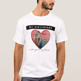 T-Shirt personalizado em forma de coração