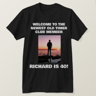 T-Shirt Personalizado Engraçado 40.º Milestone