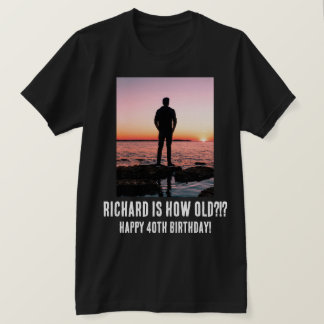 T-Shirt Personalizado Engraçado 40.º Milestone
